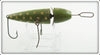 Vintage Charles Bennington Green & Gold Spotted Rotary Head Lure
