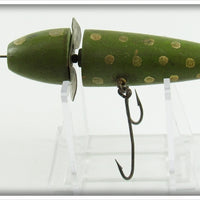 Charles Bennington Green & Gold Spotted Rotary Head