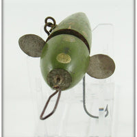 Charles Bennington Green & Gold Spotted Rotary Head