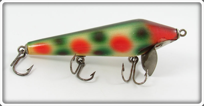 Immell Bait Co C.J. Frost Red & Green Spotted Skipper