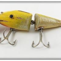 Vintage Creek Chub Yellow Flash Wigglefish Lure 2437 