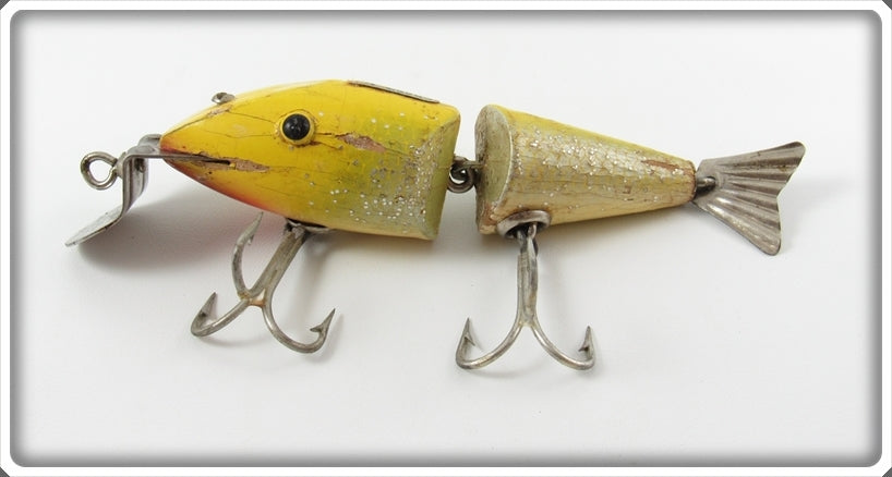Vintage Creek Chub Yellow Flash Wigglefish Lure 2437 
