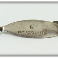 Antique W.T.J. Lowe Willow Leaf Spinner Lure 5 Pat April 1885