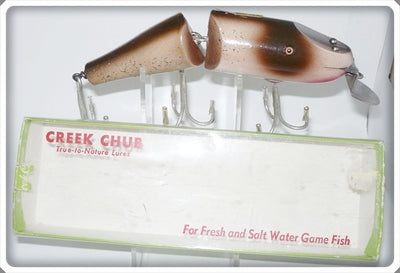 Creek Chub Amber Flash Jointed Striped Pikie In Box