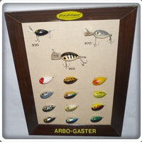 Fred Arbogast Arbo-Gaster Dealer Display Board