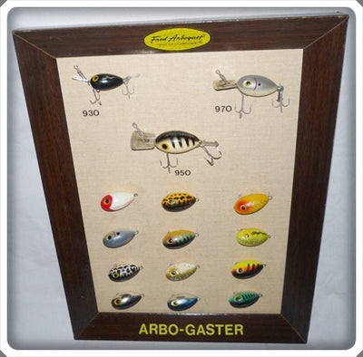 Fred Arbogast Arbo-Gaster Dealer Display Board