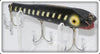 Vintage Creek Chub Black With White Stripes Darter Lure 2000 Special