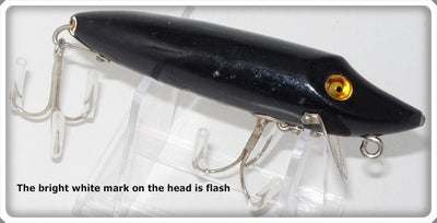 Vintage Heddon Solid Black Vamp Lure 7500 B