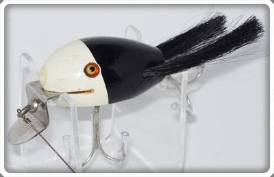 Vintage Creek Chub Black With White Head Dingbat Lure 5111 Special