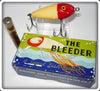 Vintage Bleeding Bait Manufacturing Co The Bleeder Lure In Box