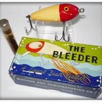 Vintage Bleeding Bait Manufacturing Co The Bleeder Lure In Box