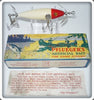 Pflueger Red Head White Neverfail Three Hook Minnow Lure In Box 3196