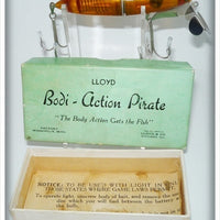 Vintage Lloyd & Co Amber Bodi Action Pirate Lure In Box