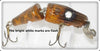 Vintage Paw Paw Bonehead Jointed Swamp Minnow Lure 12-B