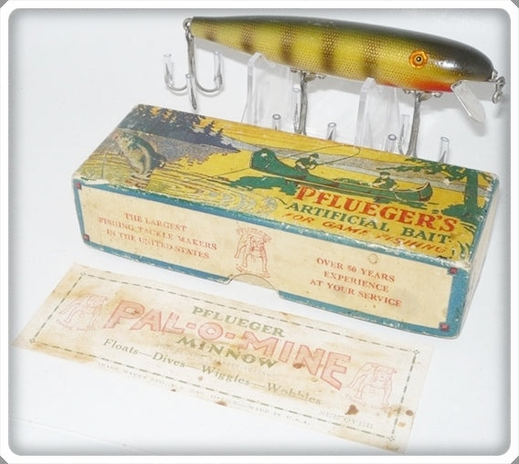 Pflueger Natural Perch Scale Palomine Lure In Box 5006