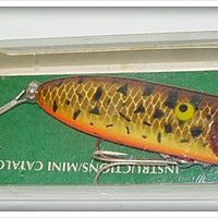 Vintage Heddon Brown Crawdad Chugger Jr Lure In Box 9520 BRS
