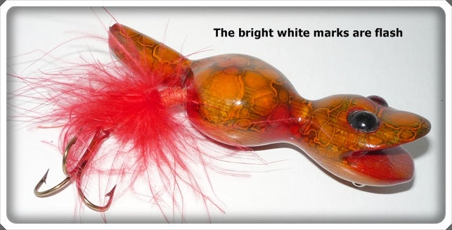 Vintage Bud Stewart Spotted Frog Lure