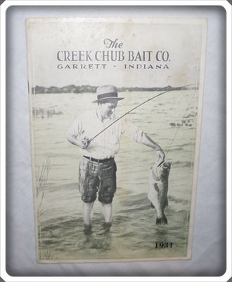 Vintage The Creek Chub Bait Co 1931 Catalog