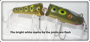 Vintage Creek Chub Frog Spotted 2600 Jointed Pikie Lure 2619