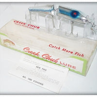 Vintage Creek Chub Blue Chrome Jointed Pikie 2640 In Box 
