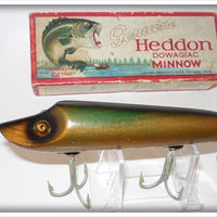 Vintage Heddon Copper Musky Flaptail 7050 CP Lure In Box