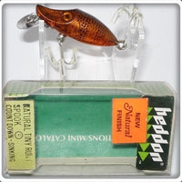 Heddon Natural Sucker Finish Tiny Runt 340 SUC Lure In Box