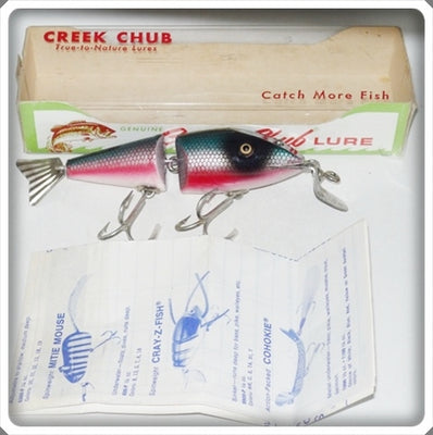 Vintage Creek Chub Dace Wigglefish Lure 2405 In Box