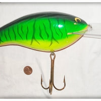 Vintage Bagley Fire Tiger Huge 11" DB9 Display Lure 