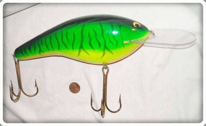 Vintage Bagley Fire Tiger Huge 11" DB9 Display Lure 