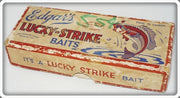 Lucky Strike Bait Works Edgar's Lucky Strike Baits Empty Box