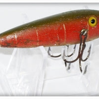 Antique F. C. Woods & Co Manufacturers Red The Expert Minnow Lure