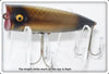 Vintage Heddon Black & Gold Fish Flash Chugger Spook Lure FF 9540 GB