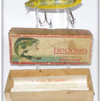 Vintage Heddon Frog Scale Crab Wiggler Lure 1809J In Box