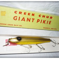 Vintage Creek Chub Gold Scale Giant Straight Pikie Lure 6006 Special