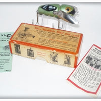 Vintage Heddon Glow Worm Crazy Crawler Lure 2100 GW In Box 