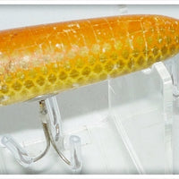 Vintage Heddon Goldfish No Eye Baby Lucky 13 Lure 2409K