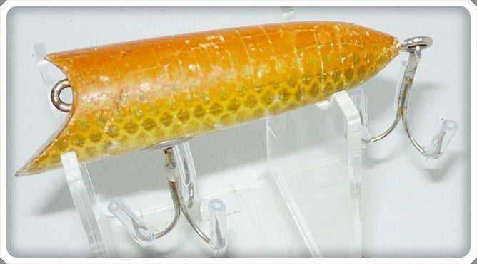 Vintage Heddon Goldfish No Eye Baby Lucky 13 Lure 2409K