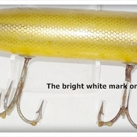 Vintage Creek Chub Gold Scale Giant Straight Pikie Lure 6006 
