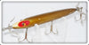 Vintage Heddon Gold Finish Torpedo Lure 136
