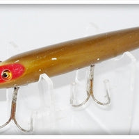 Vintage Heddon Gold Finish Torpedo Lure 136
