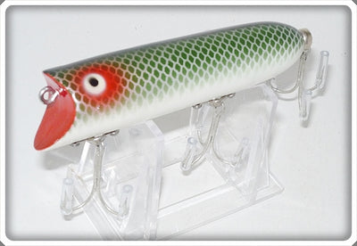 Vintage Heddon Green Scale Lucky 13 Lure 2500 D