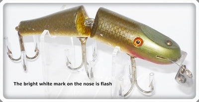 Vintage Creek Chub Greenback Jointed Pikie Lure 2609 Special