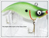 Vintage Heddon Green Shad Hi Jacker Lure 9355 GSD