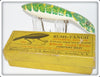 U.S. Specialty Co Green & Yellow Rush Tango Swimming Minnow In Box