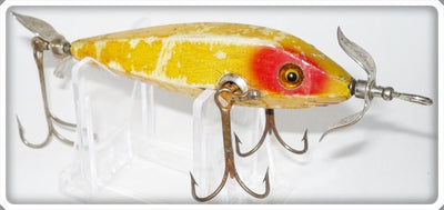 Vintage Heddon Red & White Dummy Double Lure 1502