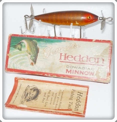 Vintage Heddon Natural Scale Flipper Lure 149R In Box 