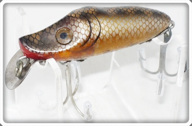 Vintage Heddon Silver Herring River Runt 9110 SH