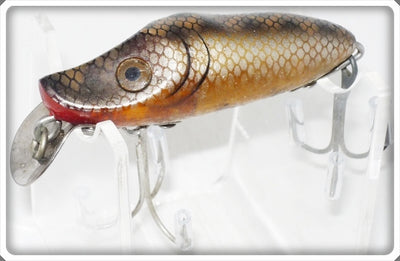 Vintage Heddon Silver Herring River Runt 9110 SH