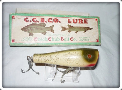 Vintage Creek Chub Silver Flash Husky Plunker Lure 5818 In Box