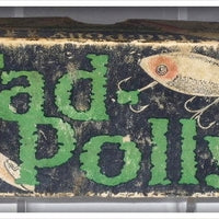 Vintage Heddon Tad-Polly Black Intro Lure Box 5000